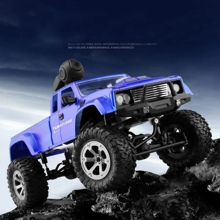 

RC Car 1:16 Off-road Truck FY002B 2.4GHZ 1/16 4WD SUV Pickup Trucks WiFi FPV 0.3MP Vehicle Camion WiFi RTR Snow climbing Toys