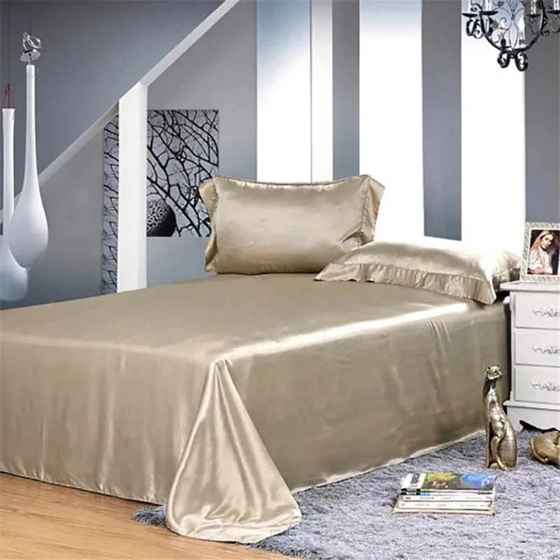 100 Mulberry Silk 19 mm Seamless Super King Size 270x270cm White Beige