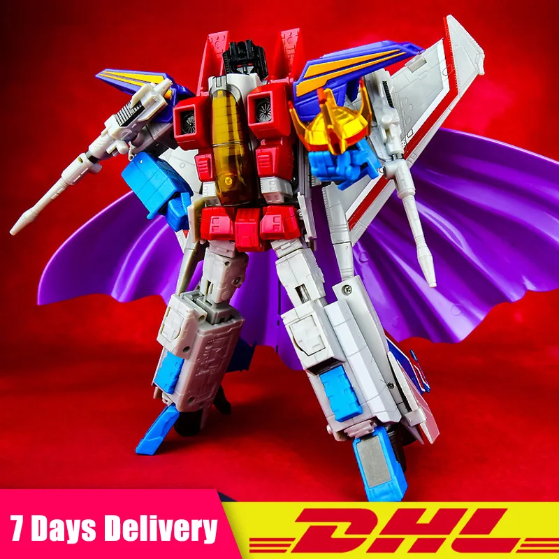 

KBB Transformation G1 MP11 MP-11 STC Ramjet Thrust Thunder Six Brother F15 Air-Craft Fighter Alloy Oversize Figure Robot Toys