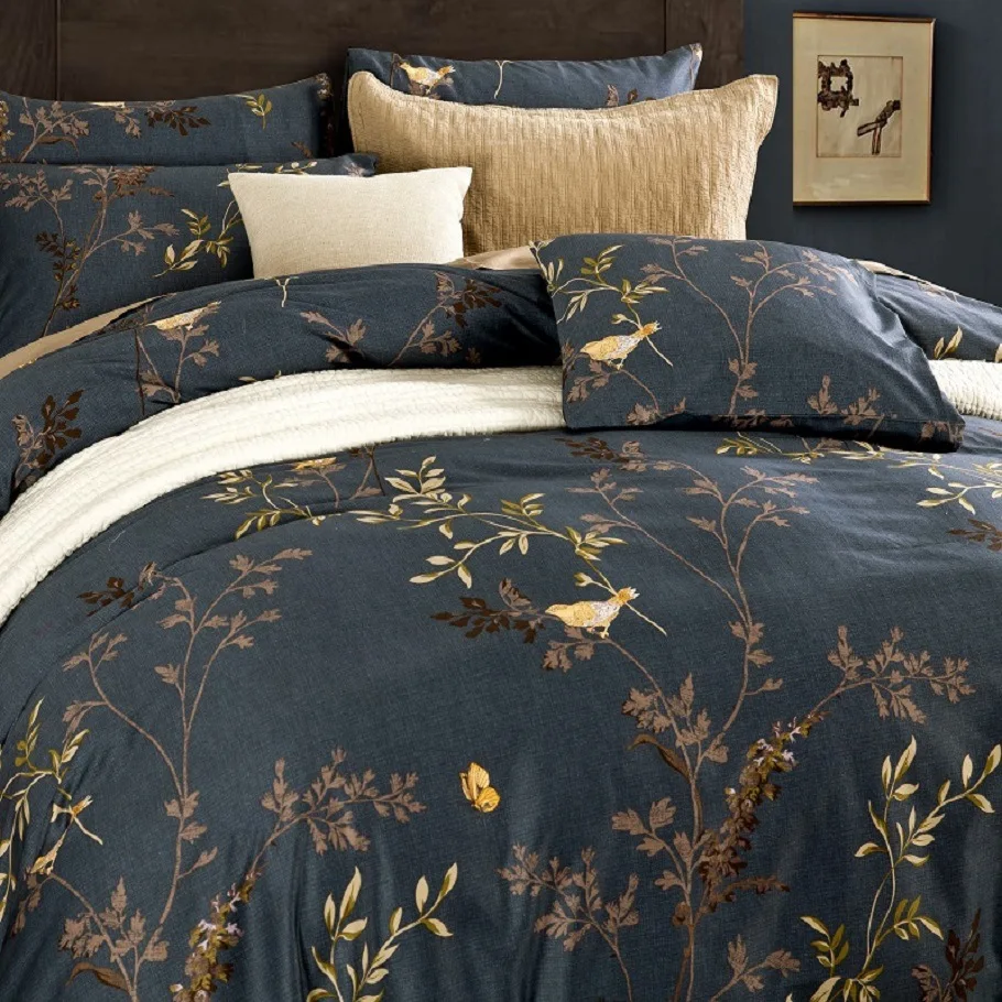 Online kopen wholesale dekbedovertrek stof uit china ... Zijde katoen sprei
