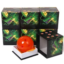 Japanese Anime Dragon Ball Z Crystal Ball Big 1-7 Stars Dragon Ball 7cm Rubber Material New in Box Wholesale/Retail
