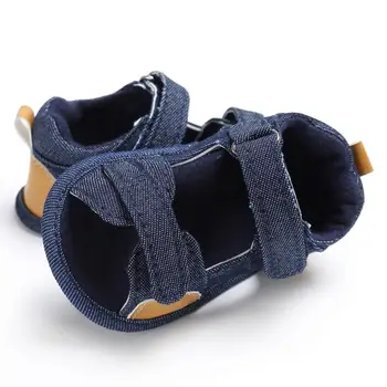 

shaunyging # 4036 Baby Boys Toddler Canvas Infant Kids Girl boys Sole Crib Toddler Sandals Shoes