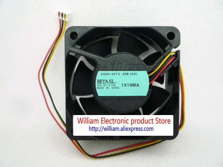 New Original Nidec d06t-24tu 24v 0.1a 60*60*25MM printer inverter fan | Компьютеры и офис