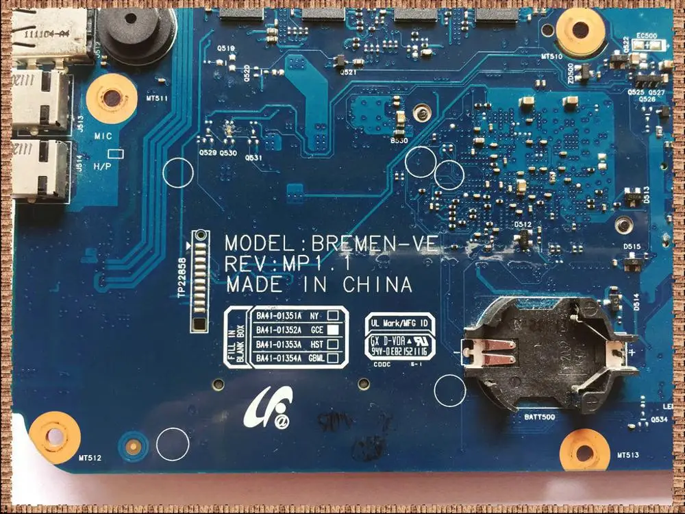 لسامسونج SA41 R540 E452 اللوحة المحمول BA92-06972A BA41-01352A BA41-01351A BREMEN-VE اللوحة 100% اختبار العمل بالكامل