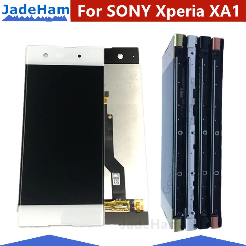 

Original 5 LCD For SONY Xperia XA1 Display Touch Screen with Frame For SONY Xperia XA1 LCD Display G3116 G3121 G3123 G3125 G3112