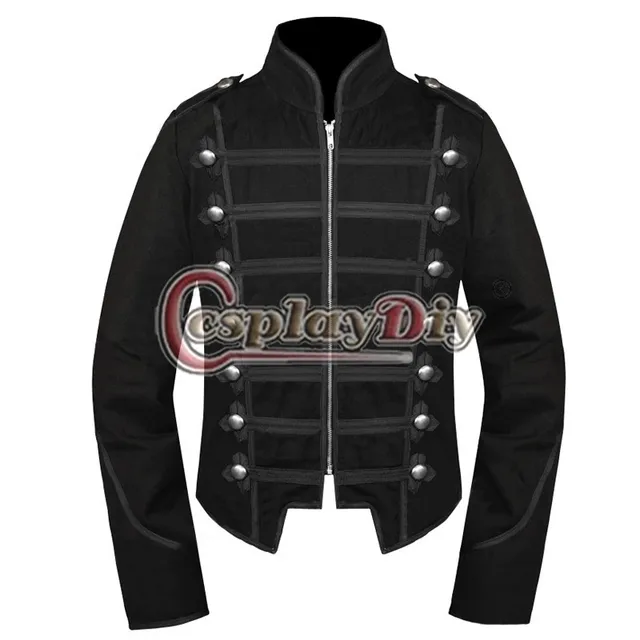 my chemical romance unisex black jacket emo military parade outfit