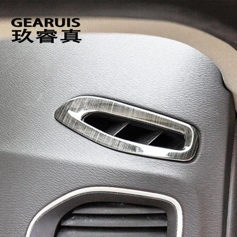 Автомобильный Стайлинг AC Outlet Trim Dashboard Air рамка Декоративные наклейки Чехлы для Volvo