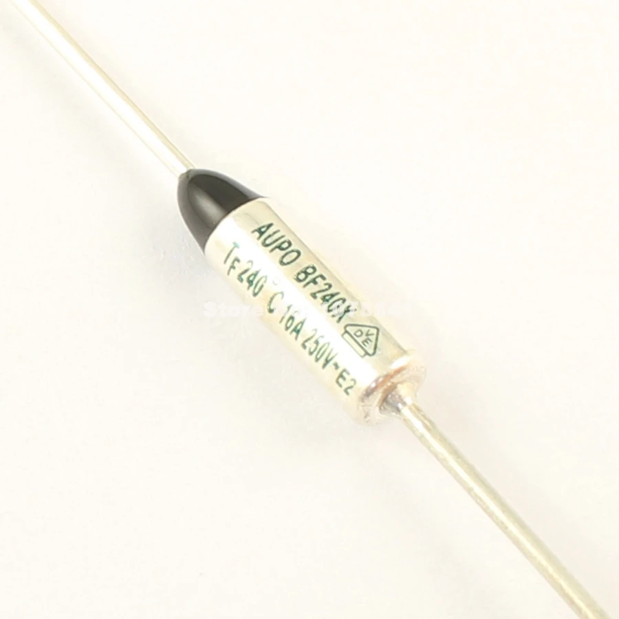 

10Pcs New Aupo Thermal Fuse Cutoff TF 240 Degree 250V 16A BF240X