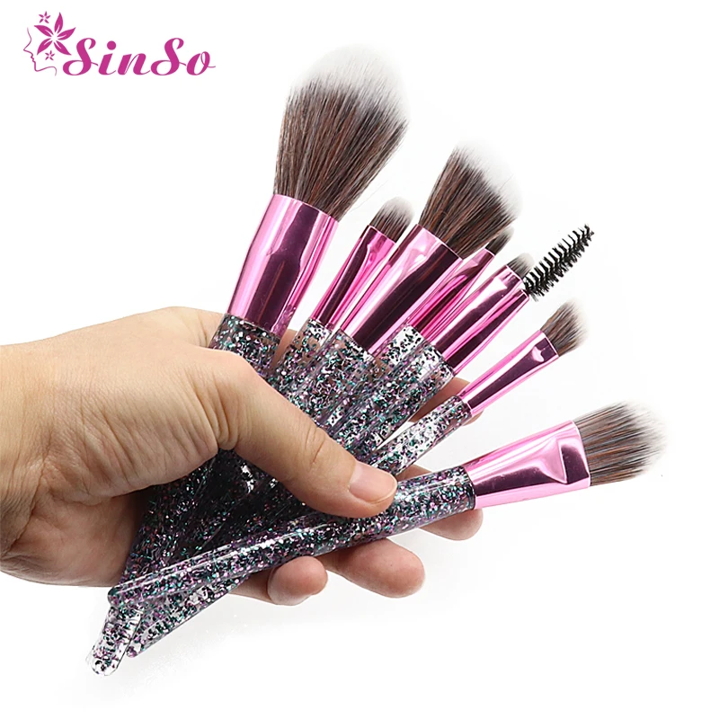 

Beauty Makeup Brushes Set 10Pcs Cosmetic Foundation Powder Blush Eye Shadow Lip Blend Make Up Brush Tool Kit pinceaux maquillage