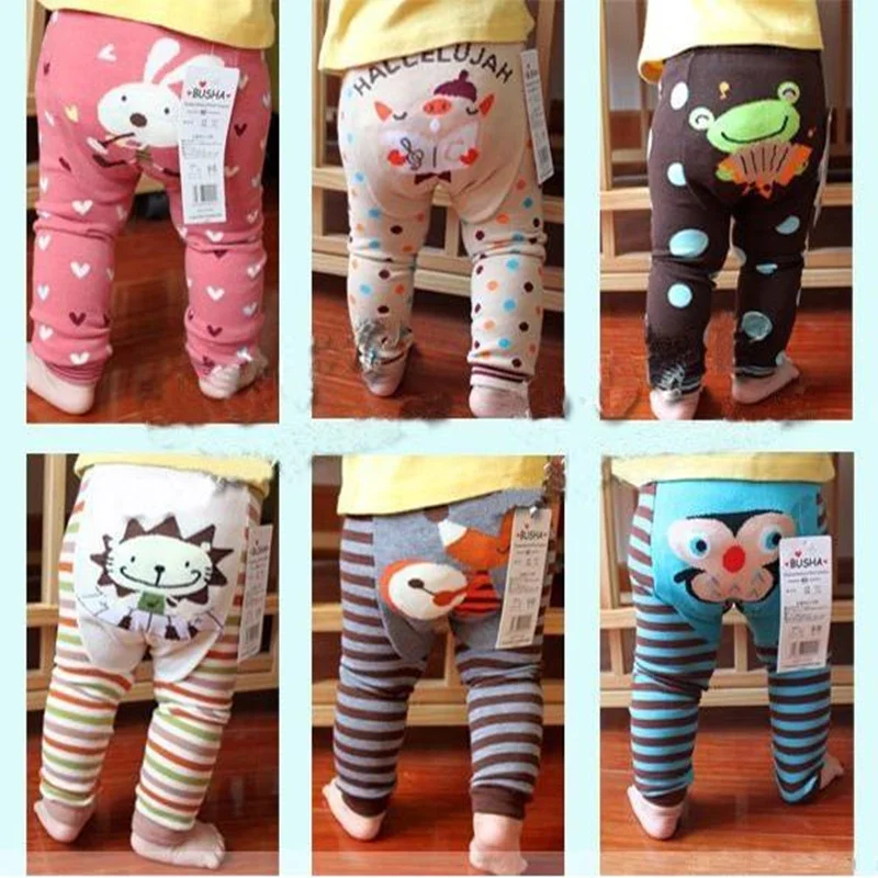 Популярные штаны из полипропилена; модные леггинсы для мальчиков и девочек; детские брюки; 6 шт/лот