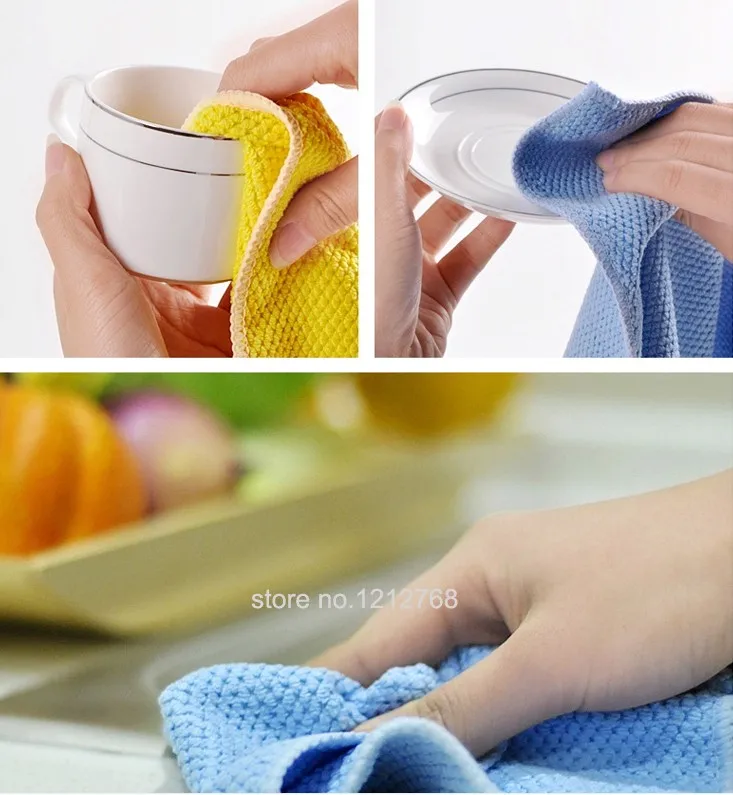 Микрофибра Чистящая прокладка сильная впитывающая ткань для стирки впитывающее полотенце супер чистая