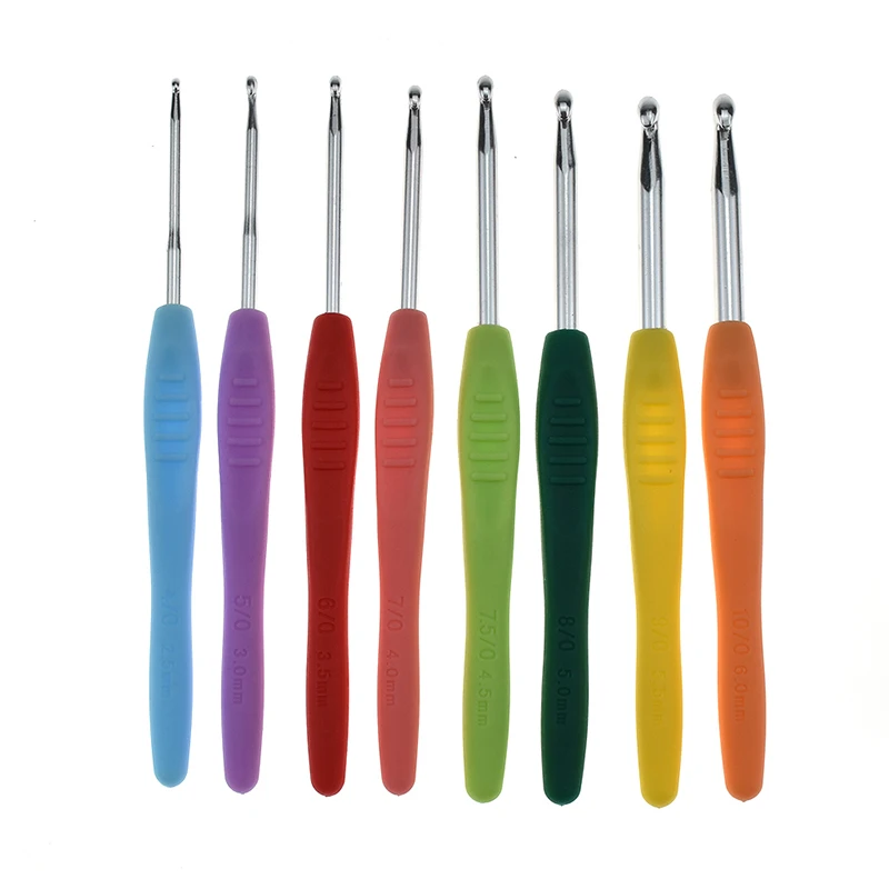 Fashion 2.5mm-6.0mm Mix Size Household Craft Crochet Hook Knitting Needles Weave Women DIY Craft Loom Tools Accessories For Wife (8)