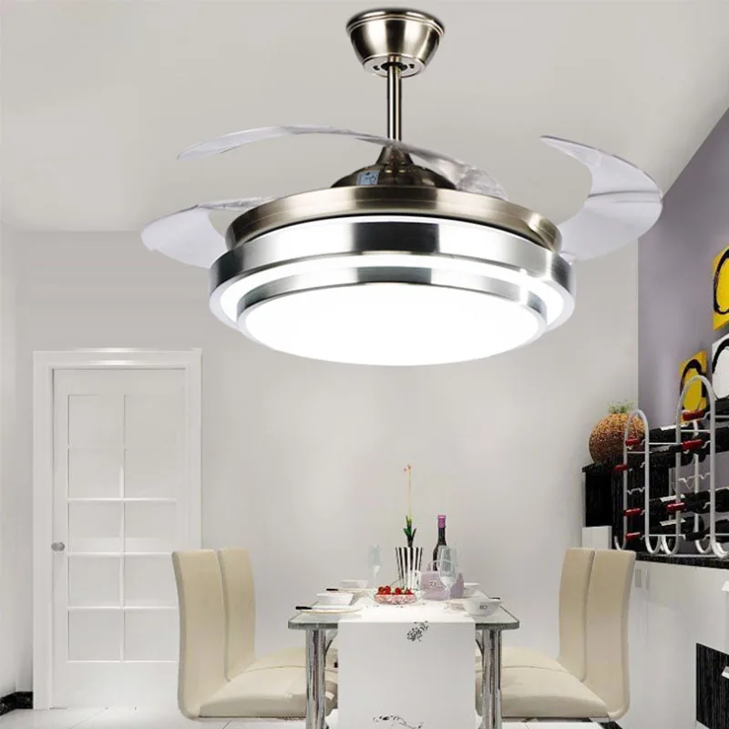 Retractable Ceiling Fans Y4205 Dimmable Three Light Super ...