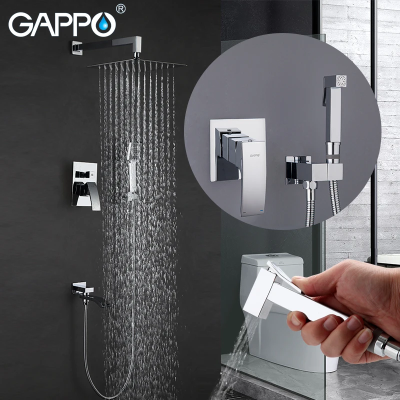 

GAPPO bidet faucets bathroom shower tap bath tub mixer bidet faucet bidet toilet wall mount muslim shower