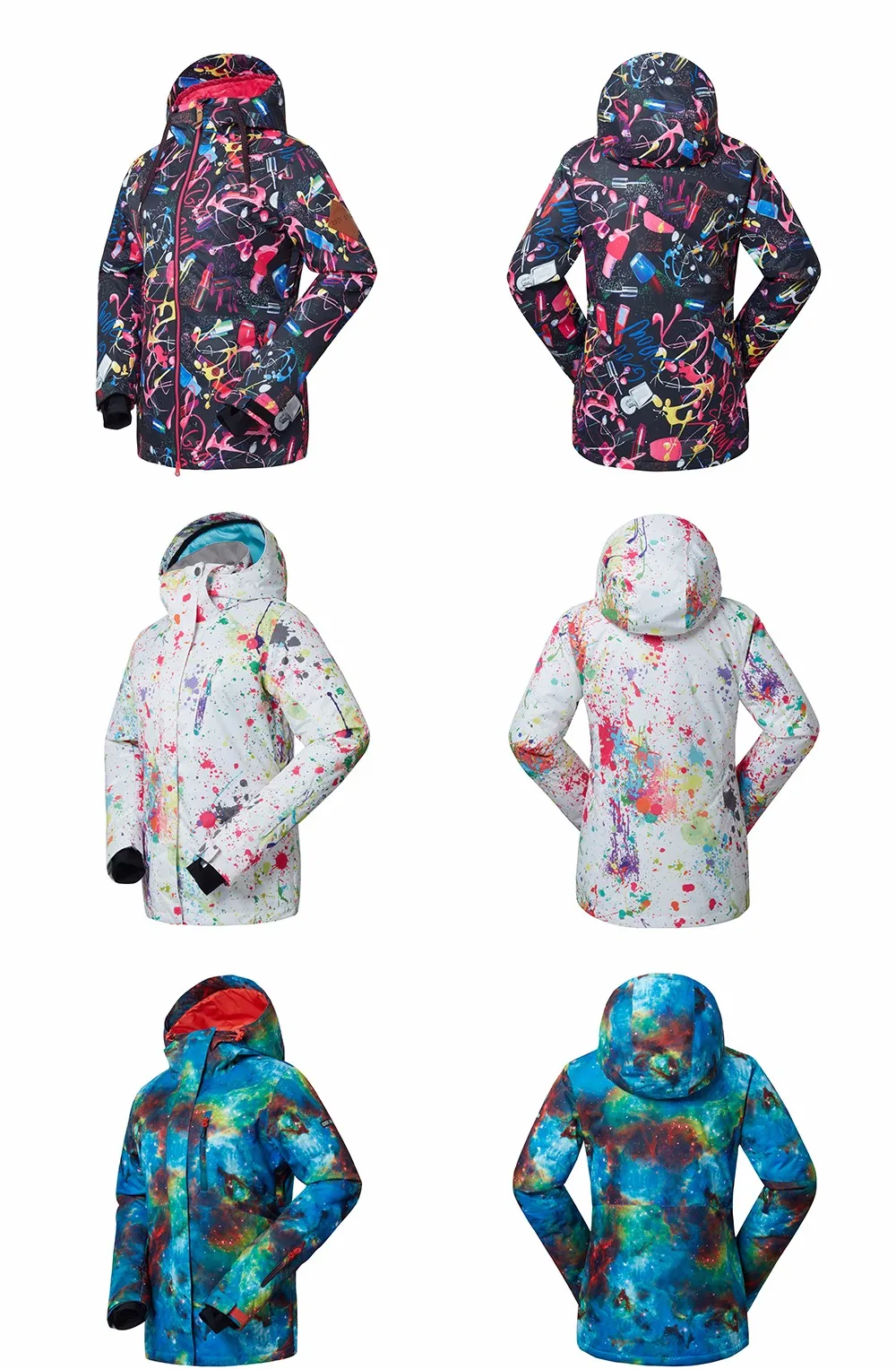 Новинка, высококачественные женские лыжные куртки и штаны, одежда для сноуборда, теплая водонепроницаемая ветрозащитная зимняя одежда, лыжные костюмы