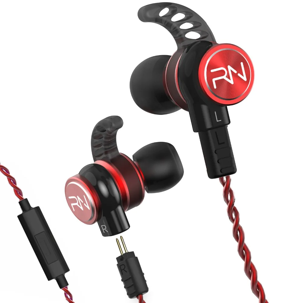 

Revonext RX6 1DD+1BA Hybrid In Ear Earphone HIFI DJ Monitor Running Sport Earphone Earplug Headset Earbud Upgraded RX8 QT2 QT5