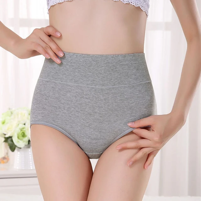 Plus size Women Cotton Underwear Panty High Waist Breathable Trigonometric  Lingeries Female Sexy Panties Body Shaping Briefs - AliExpress