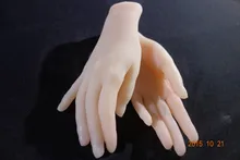 beautiful young girls hands to display, solid silicone hot woman woman hands with model of the nails and hands