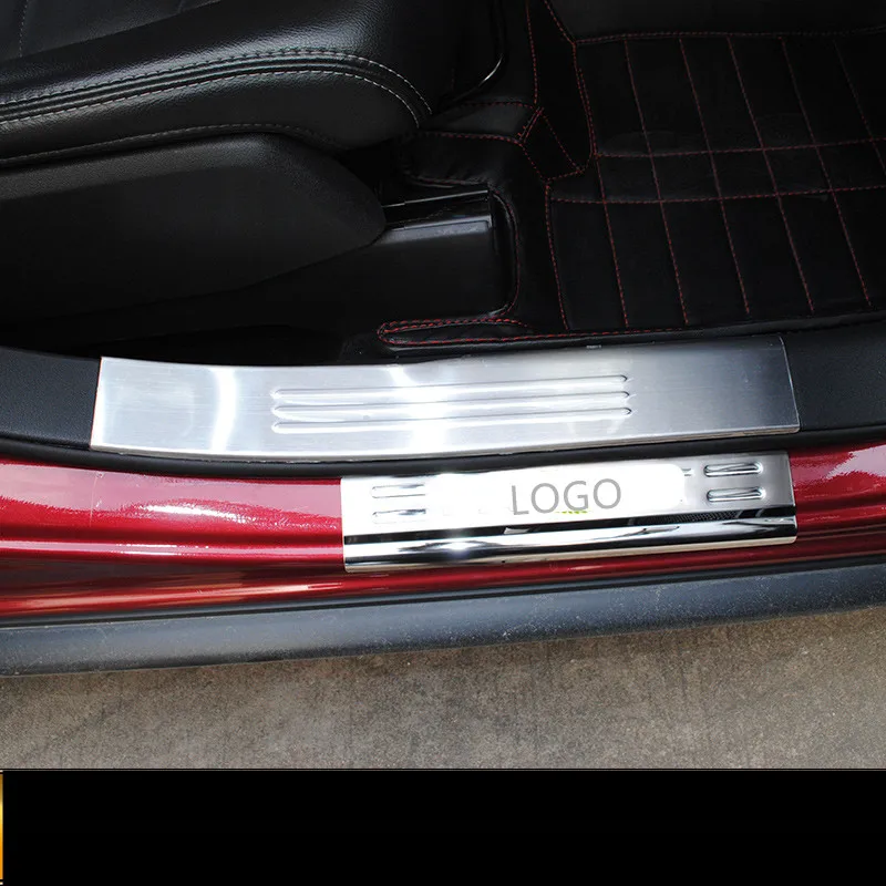 Накладка на порог из нержавеющей стали для Jeep Grand Cherokee 2011 12 13 14 15 16 компас 2017