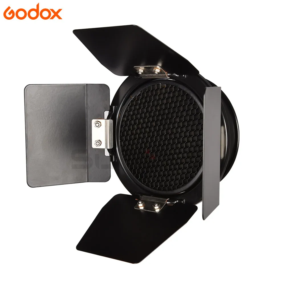 Godox-kit de Porta de Celeiro com Grade de Favo de Mel Cores para Estúdio de Fotografia Mel e 4 Flash Drive 300sdi E250 e 4 250sdi - Image 6