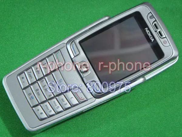 90% новый оригинальный Nokia e70 мобильный сотовый телефон gsm 3G Wi Fi Серебряный открыл E70