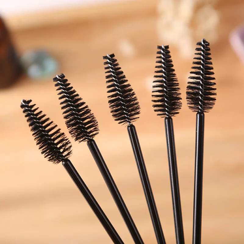 Gota de Água Forma de Pincel de Maquiagem Extensão dos Cílios Cor da Mistura Ferramenta Pestana Escova Mascara Varinhas Aplicador Descartável Feminino 1000pcs 5 Aplicador de sombra