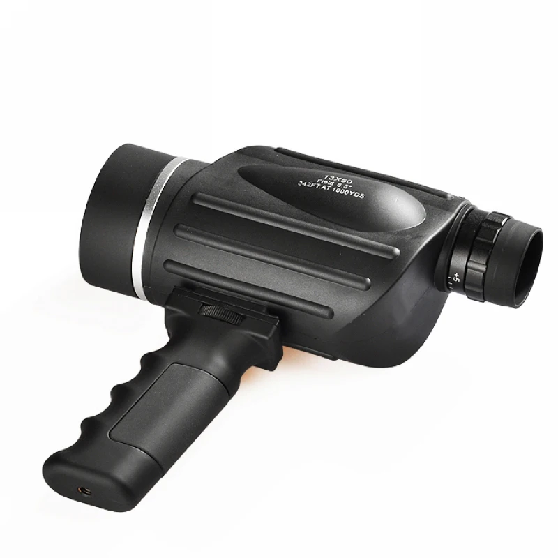 Hunting 13x50 Big Vision Monocular Powerful Handheld Telescope Eyepiece Spotting Scope Sport Watch with Handle DP004