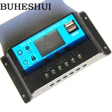 BUHESHUI 10Pcs lot Solar Panel Controller LCD Display Solar Regulator Battery Charger System 360W 720W 30A