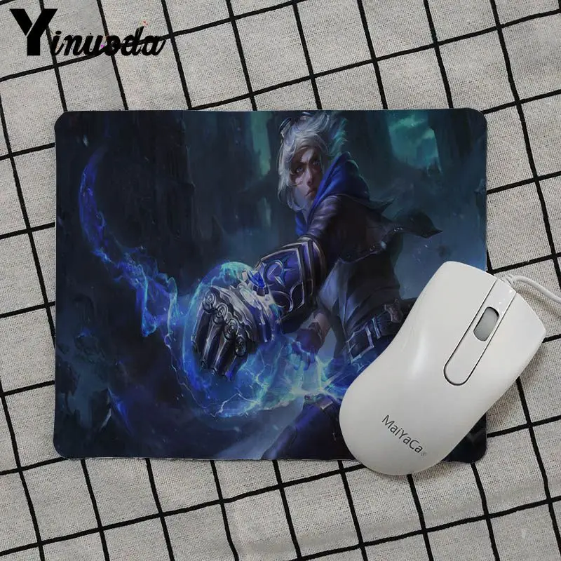 Yinuoda скин Ezreal Лига Легенд уникальный настольный коврик игровой Мышь Pad игры Gaming Keyboard коврик планшетный компьютер Мышь pad