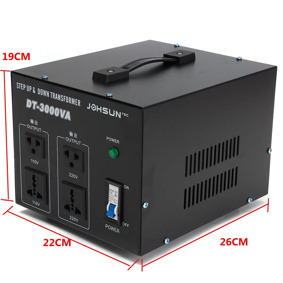 Transformador de Potência Resistente do Conversor do Regulador de Tensão 5000 w 220 v Auf 110 Conversor 500 - 1000 2000 3000 Mod. 145856 7 Transformadores
