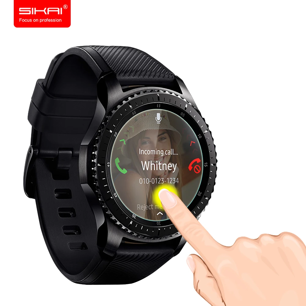 SIKAI 3 шт Закаленное стекло протектор экрана для samsung gear S3 Классическая пленка