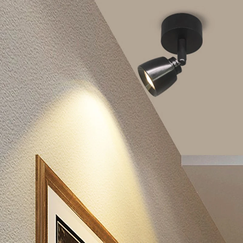 Современный COB Светодиодный прожектор потолочный светильник lampara гостиная фон магазин спальня выставочный зал пятно светодиодные лампы