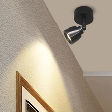 Современный COB Светодиодный прожектор потолочный светильник lampara гостиная фон магазин спальня выставочный зал пятно светодиодные лампы