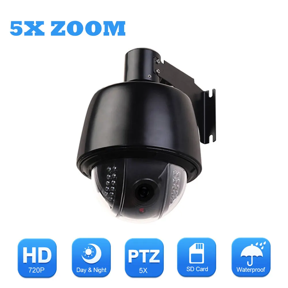 

ZILNK Speed Dome Wifi IP Camera 720P HD Outdoor PTZ 5x Optical Zoom 2.7-13.5mm Security Waterproof Wireless Camera Onvif H.264