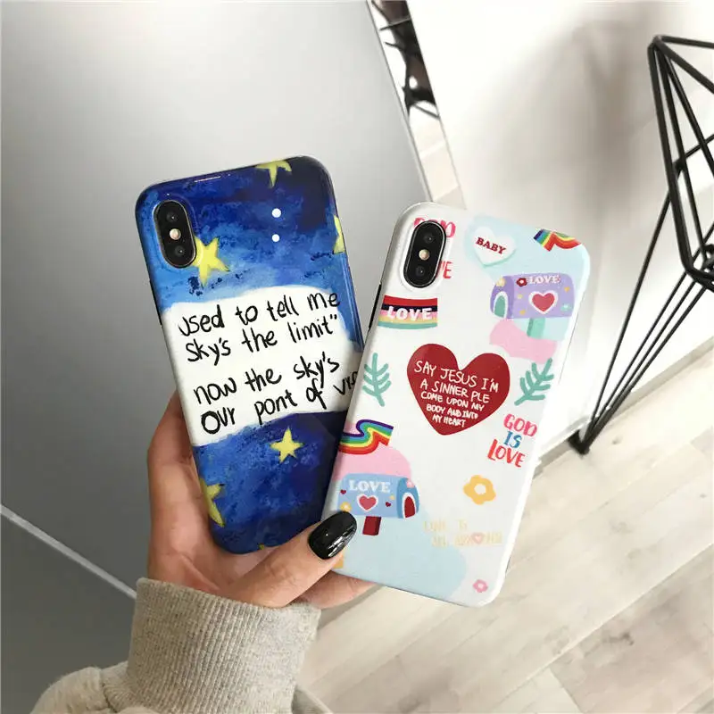 

2019 New Star Cartoon For Iphone 6 6S 7 8plus X Xs Xr Xsmax Anti-Drop Mobile Phone Case