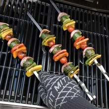 Новинка 2 шт. 12,5 ''перчатки для барбекю поднос для барбекю перчатки Термостойкие печь для барбекю гриль Кухня варежка для духовки Силиконовые перчатки для плиты в ассортименте