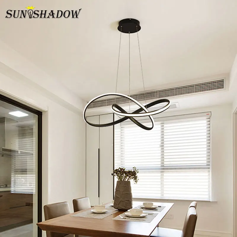Online Candelabro LED moderno para sala de estar, comedor, dormitorio, luminarias, lámpara Led montada en superficie, accesorios de iluminación, lámparas colgantes