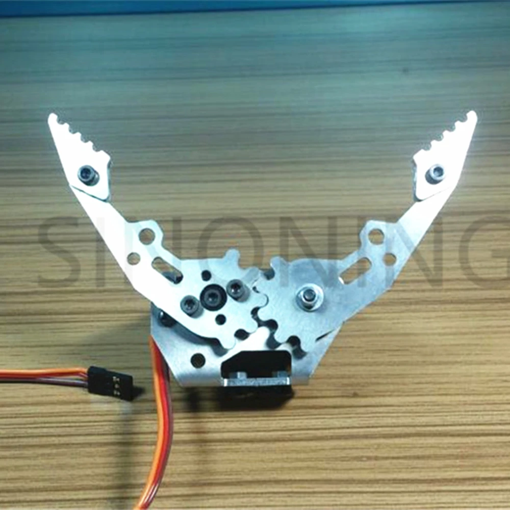

Mechanical claw DIY robot arm metal small gripper Compatible with MG996R servo Delivery without servo