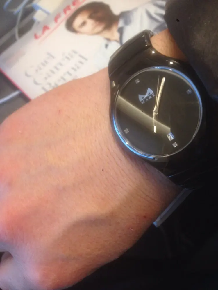 Мужские керамические часы, сапфировые керамические часы Marky, наручные часы с 4,1 см циферблатом, керамические часы, кварцевые керамические часы