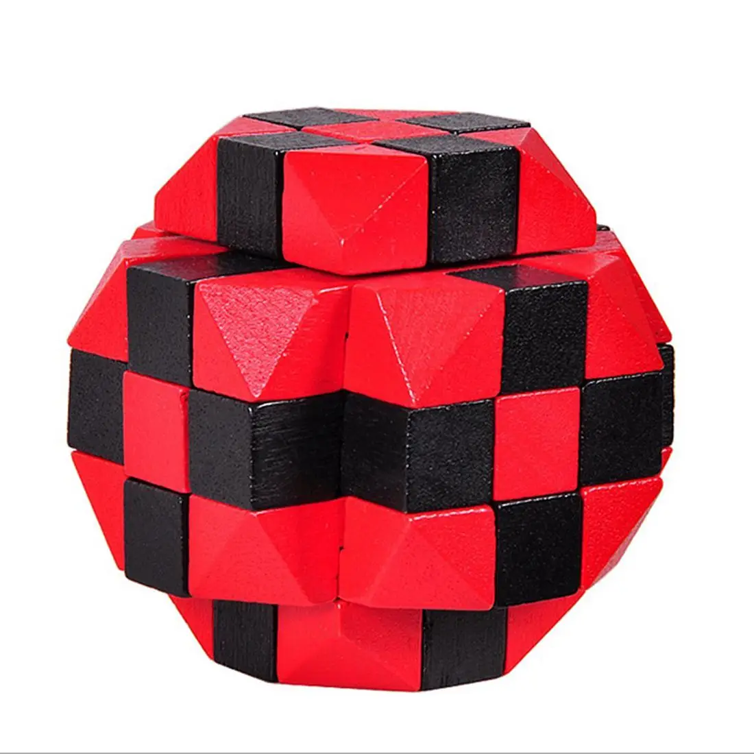 

Chinese Wooden Puzzle 13 Model Lock Teaser Brain Educational Toy for Child - Multicolored