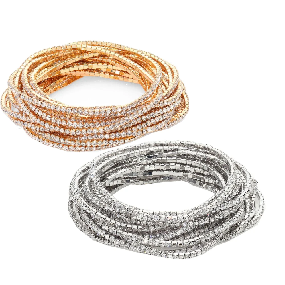 Buy 20 pcs Crystal Stretch Bracelet jewelry Multi