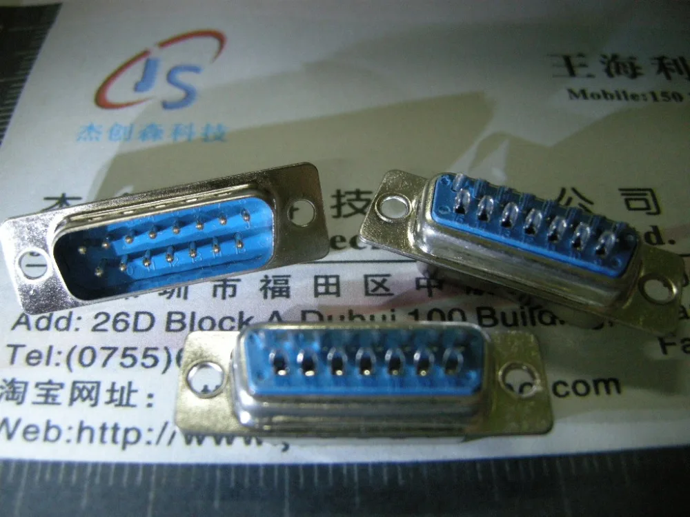

1PCS DB15 15-pin socket / 15-pin connector 15-pin Serial double DB15 DB connector