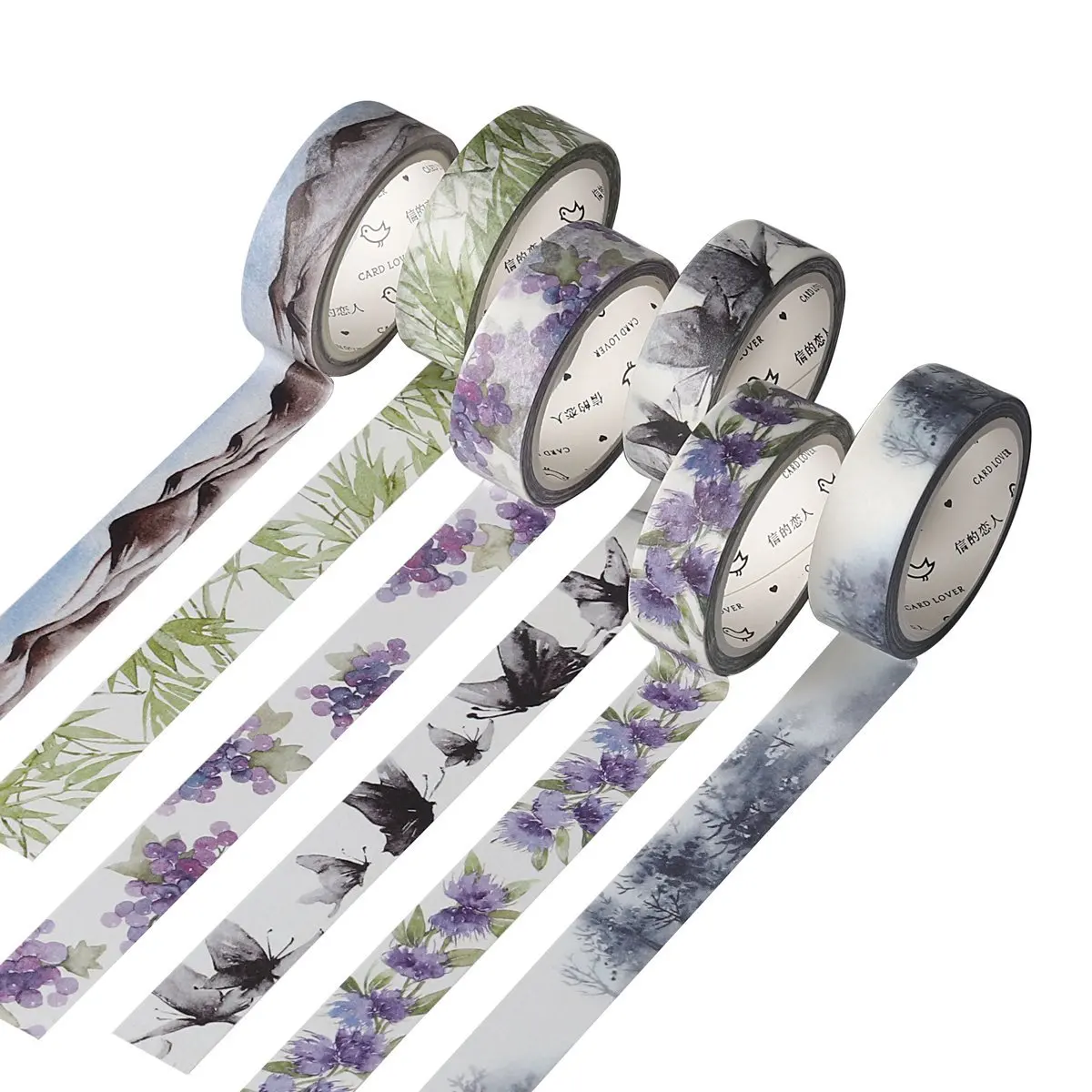 

Decorative Japanese Washi Masking and Adhesive Tape - Season Color - Collection for DIY- Winter