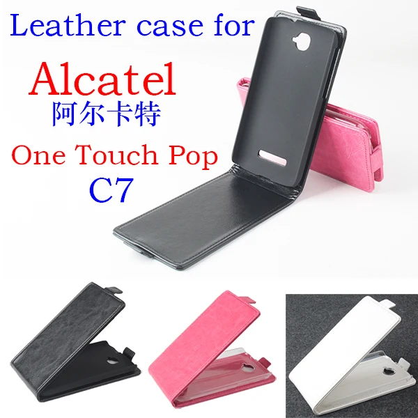 Кожаный чехол для Alcatel One Touch POP C7 7040 7040A 7040D OT7040 чехол-книжка OT D A телефона чехлы |
