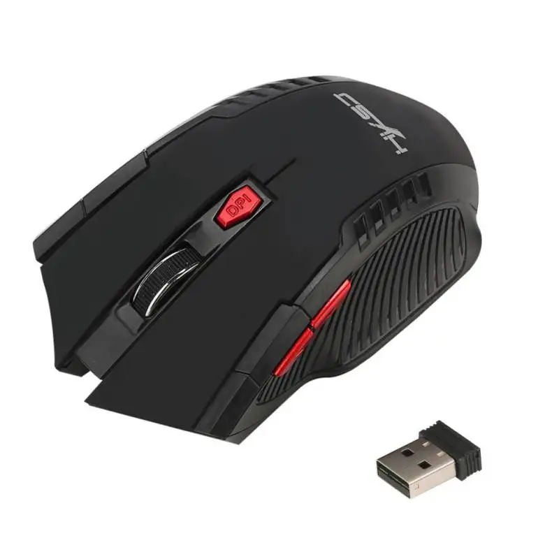 

2.4G USB Wireless Mouse 6D Gaming Optical Mouse Computer Mouse with 2400DPI for Desktop Laptop PC