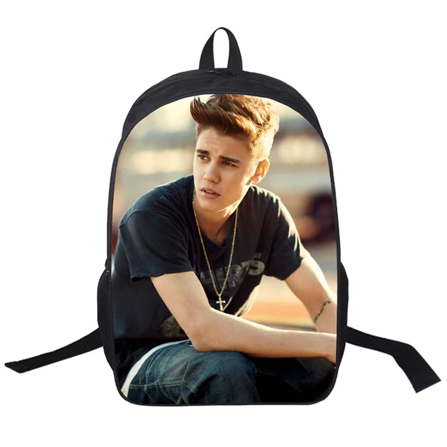 Justin Bieber bag New Kids Backpack ,Men's Backpack,Printing Backpack