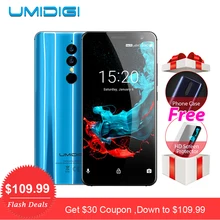 Umidigi A1 Pro Глобальный Версия смартфон 5.5 ”Full Экран двойной 4 г Android 8.1 3 ГБ + 16 ГБ face ID телефона MT6739 4 ядра телефон