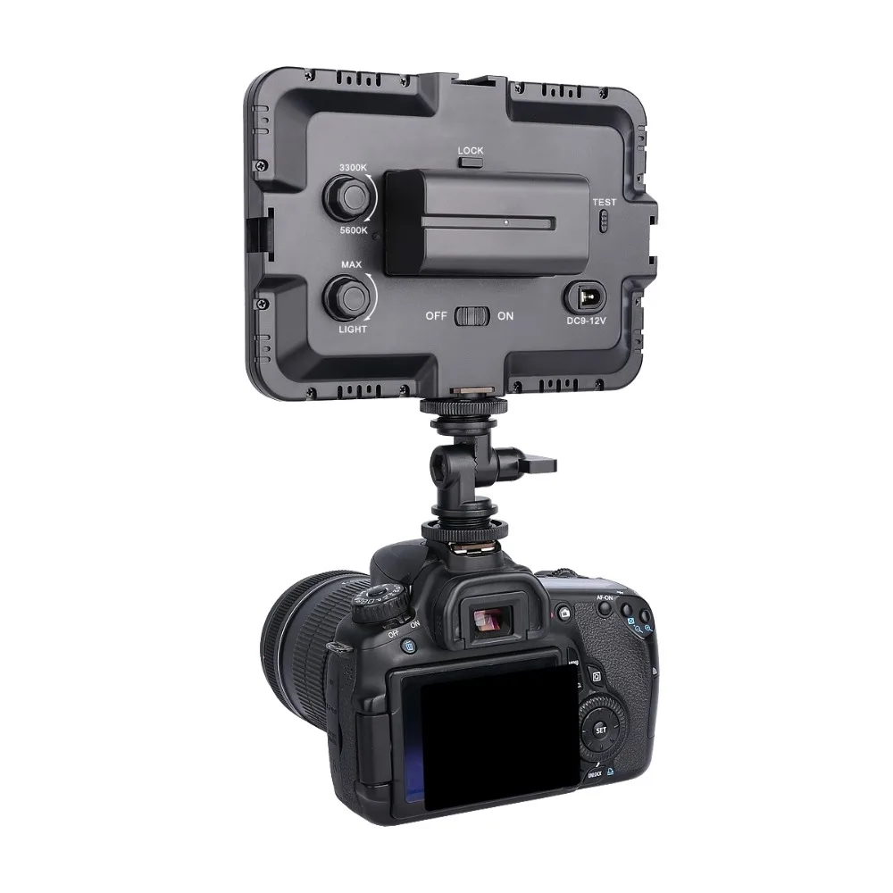 Yelangu светодиодный-204 камера видео свет двухцветная осветительная панель для sony Canon Nikon Pentax Olympus Panasonic DSLR видеокамера