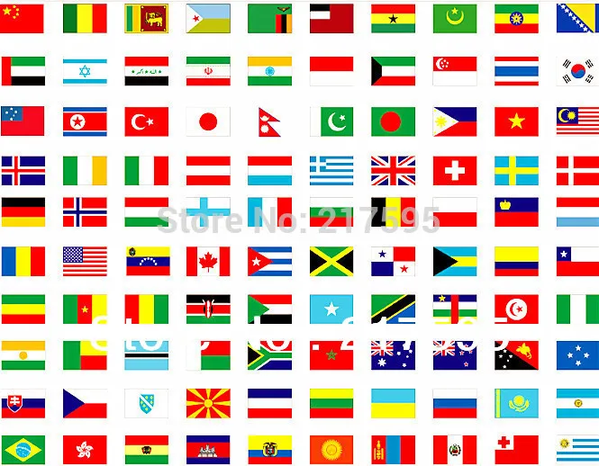 drapeau du monde entier