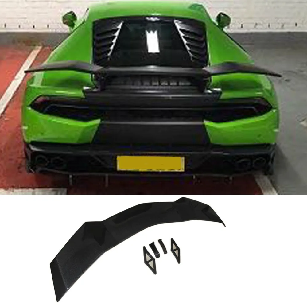 D Стиль карбоновый спойлер заднего крыла для Lamborghini Huracan LP580 LP610 купе 2-двери- автомобильные аксессуары
